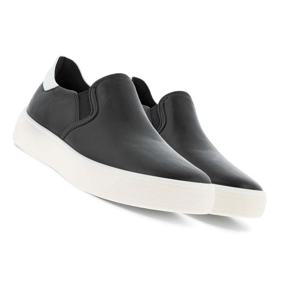 Ecco Street Tray W Slip-on Joggesko Dame Svarte | NO 264OKI